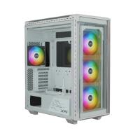 Esta es la imagen de gabinete adata xpg battlecruiseriipst mid tower atx 4 ventiladores blanco (battlecruiseriipst-whcww)