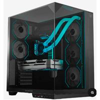 Esta es la imagen de gabinete gamer balam rush tank majestic 7600 / media torre / atx/micro atx- mini itx / ventiladores argb / triple panel de cristal templado / negro / br-941495