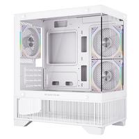 Esta es la imagen de gabinete gamer balam rush tank perform 3200 / mini torre / m-atx - itx / cristal templado / iluminacion argb / ventiladores incluidos / filtro de polvo / soporte para enfriamiento /blanco / br-941662