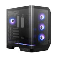 Esta es la imagen de gabinete gaming msi pano 100l pz / media torre / atx/micro atx/mini itx/ negro/ sin fuente/pc/gamer