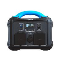 Esta es la imagen de generador electrico de baterias lmfp  portatil forza serie titan fpp-t300 300w 8 salidas 2ac/6dc 2 pantalla lcd panel de control integrado lampara led carga rapida en 2 horas