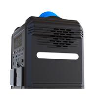 Esta es la imagen de generador electrico de baterias lmfp  portatil forza serie titan fpp-t700 700w 9 salidas 2ac/7dc 2 pantalla lcd panel de control integrado lampara led carga rapida en 1.5 horas