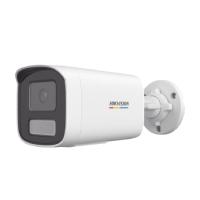 Esta es la imagen de hikvision / ds-2cd1t27g2h-liuf / dual light colorvu bala ip 2 megapixel / lente 4 mm / 50 mts ir 50 mts luz blanca / micrfono integrado / acusense lite / exterior ip67 / dwdr / poe / micro sd