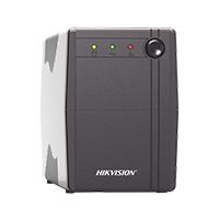 Esta es la imagen de hikvision ups de 600 va / 360w / proteccion contra sobrecarga y descarga / entrada y salida 120 vca / 6 tomas nema 5-15r (4 con respaldo y 2 sin respaldo