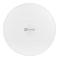 Esta es la imagen de hub ezviz wi-fi para sensores de alarma / soporta hasta 32 dispositivos / configuración mediante app ezviz / protocolo zigbee para vincular accesorios / alertas de eventos al instante