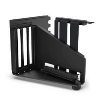 Esta es la imagen de kit de soporte gpu vertical nzxt negro / base + cable riser / ab-rh175-b1