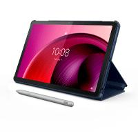 Esta es la imagen de lenovo idea tablet m10 5g con pluma / tb360zu / qualcomm snapdragon 695 2.2ghz / 6gb / 128gb / 10.61 2k (2000x1200) / 5g lte / abyss blue / android 13 / 1yr centro de servicio