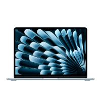 Esta es la imagen de macbook air 13 pulgadas/chip m4 de apple con 10cpu y 8gpu/16gb/256gb ssd/2 puertos thunderbolt 4/ad usb-c 30w/magic keyboard con touch id/azul cielo
