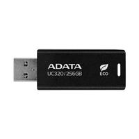 Esta es la imagen de memoria adata uc320 256gb con conector deslizante sin tapa color negro (uc320-256g-rbk/bk)