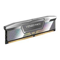 Esta es la imagen de memoria ram corsair ddr5 cudimm vengeance 48 gb (2x24) 8400mts/ cl40 plateado