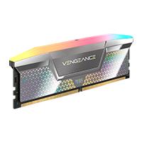 Esta es la imagen de memoria ram corsair ddr5 cudimm vengeance rgb 48 gb (2x24) 8400 mts/ cl40 plateado (cmhc48gx5m2x8400c40)