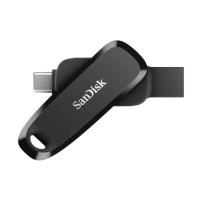 Esta es la imagen de memoria sandisk 256gb usb 3.2 gen1 phone drive para android tipo-c/tipo a negro giratoria sdddc6-256g-g46