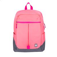 Esta es la imagen de mochila backpack tech zone rainbow tzlbp26-r para laptop de 16 rosa
