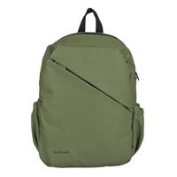 Esta es la imagen de mochila backpack tech zone style tzlbp29-v para laptop de 16 verde
