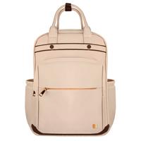 Esta es la imagen de mochila bolsa de mujer color taupe