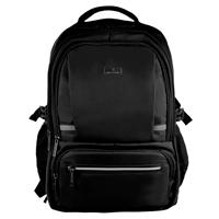 Esta es la imagen de mochila perfect choice para laptop 15.6 - 17 pulgadas multiples compartimentos negra forter perfect choice