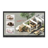 Esta es la imagen de monitor interactivo touchscreen lg de 55 plg