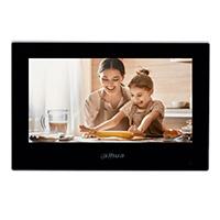 Esta es la imagen de monitor ip/ dahua/ vth2621g-p/ para videoportero tactil de 7 en negro