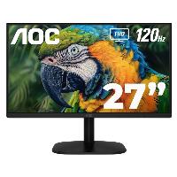 Esta es la imagen de monitor led aoc 27b35h3 / color negro / panel ips 27 / hdmi y vga / aspecto 16:9 / tiempo de respuesta 1ms / 120hz / full hd 1920x1080 / vesa 100x100 mm / contraste 20