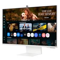 Esta es la imagen de monitor led samsung 32 pulgadas /smart monitor m8 /4k (3840 x 2160)/ va/ plano /hdmi / bt / wifi/ usb-c/ web cam/ 60 hz /blanco cálido