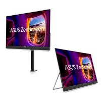 Esta es la imagen de monitor portatil asus zenscreen mb27acf /27 /2560x1440 /tr 5ms /100hz /hdmi /dp tipo-c /usb-c 70w /altavoces y woofer /brazo incluido
