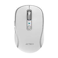 Esta es la imagen de mouse acteck optimize trip pro mi580 / inalambrico / 1600 dpi ajustable / 6 botones scroll / recargable / dual dongle usb 2.4 ghz 2 bluetooth / win mac android / blanco / ac-939607