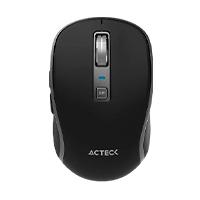 Esta es la imagen de mouse acteck optimize trip pro mi580 / inalambrico / 1600 dpi ajustable / 6 botones scroll / recargable / dual dongle usb 2.4 ghz 2 bluetooth / win mac android / negro / ac-939591