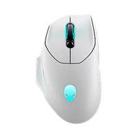 Esta es la imagen de mouse optico dell gamer | aw620m | inalambrico cableado | usb | lunar light | 570-bbbv |