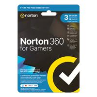 Esta es la imagen de norton 360 for gamers / total security / 3 dispositivos / 1 año (caja)