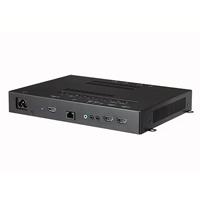 Esta es la imagen de player lg para señalizacion digital inteligente lg webos 6.0; reproducción de video ultra hd; experiencia de usuario intuitiva