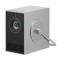 Esta es la imagen de proyector lg cinebeam q mini 4k uhd laser