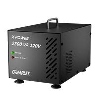 Esta es la imagen de regulador electronico marca complet modelo x-power de 2500va/2500w a 120v