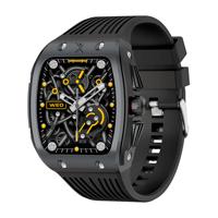 Esta es la imagen de reloj inteligente con asistente virtual chat gpt metrion/ pantalla 1.76/certificacion ipx68/ perfect choice
