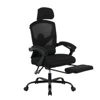 Esta es la imagen de silla gamer balam rush bolt nou b / tela nylon transpirable / reposapies acojinado / inclinacion 140* / max 130kg / ajuste mecanico / negro / br-940542