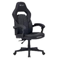 Esta es la imagen de silla gamer balam rush force super z5 / hasta 150 kg / inclinacion 180 grados / reposabrazos 2d / soporte lubar y reposacabezas / piston clase 4 / negro / br-940627