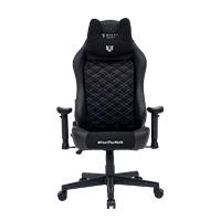 Esta es la imagen de silla gamer balam rush thunder euphoria / max 150 kg / inclinacion 160° / piston clase 4 / reposabrazos 2d / cojin cervical / mecanismo de mariposa / negro / br-940580