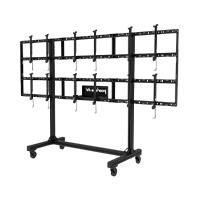Esta es la imagen de soporte video wall movil peerless ds-c555-3x2 para monitores de 46 a 55 capacidad hasta 272 kg