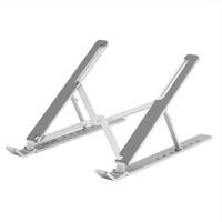 Esta es la imagen de soportes/manhattan/462617/soporte de aluminio para laptop o tablet con elevación ajustable
