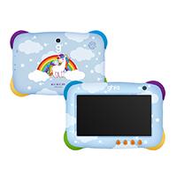 Esta es la imagen de tablet kids /a333 pentacore/ 7 pulg ips /4gb ram/64gb /usb c/2cam/wifi/bluetooth/2500mah/android 15 /unicornio