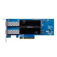 Esta es la imagen de tarjeta de red synology pcie 3.0 x8 de doble puerto 10gbe sfp