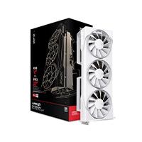 Esta es la imagen de tarjeta de video xfx amd radeon rx 9070 xt speedster swift white triple fan  / 16gb/ gddr6/ pcie 5.0/256 bit/gama alta