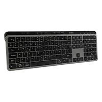Esta es la imagen de teclado acteck inspire krea ti755 / inalambrico dual / multidispositivo 2.4 ghz 2 bt / español / win - mac / 118 teclas / bateria recargable / anti ghosting / negro - gris / ac-940085