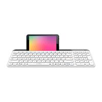 Esta es la imagen de teclado acteck inspire trek ti747 / inalambrico / multidispositivo dual / windows - mac -android / español / 99 teclas / multimedia / dongle usb - bt 5.1 - cable usb / recargable / blanco / ac-940115