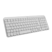 Esta es la imagen de teclado logitech k250 compacto bluetooth blanco