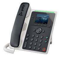 Esta es la imagen de telefono ip hp poly 82m86aa edge e100/telfono ip 8 lineas pantalla a color 2.8 puerto gigabit 2 usb-c 1 poe nfc