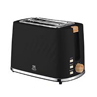 Esta es la imagen de tostador mirati / 800 w / 7 niveles de tostado / negro