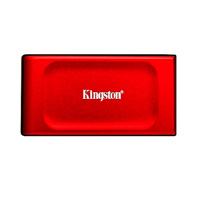 Esta es la imagen de unidad de estado solido kingston externo xs1000 2tb usb 3.2 gen 2 lect.1050/escrit.1000 mb/s conector tipo a tipo c sxs1000r/2000g