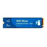 Esta es la imagen de unidad de estado solido ssd interno wd blue sn5000 1tb m.2 2280 nvme pcie gen4 x4 lect.5150mbs escrit.4900mbs tbw600 pc laptop minipc wds100t4b0e-00cnz0