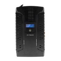 Esta es la imagen de ups forza ht-750lcd interactivo 750va/450w 12 salidas (6/6) salidas coaxial y usb sobremesa 120v negro