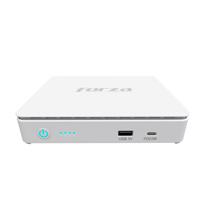 Esta es la imagen de ups poe y banco de bateria forza dc-350usbp usb-c con batera de litio de 35w y salidas de 5/9/12/15/24v cc